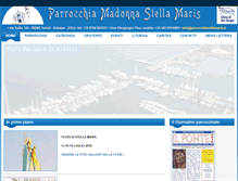 Tablet Screenshot of parrocchiastellamaris.it